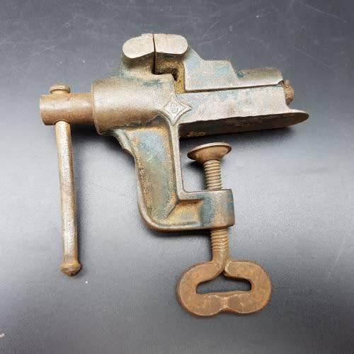 RARE!!! Vintage Cast Iron Mini Vice!!!