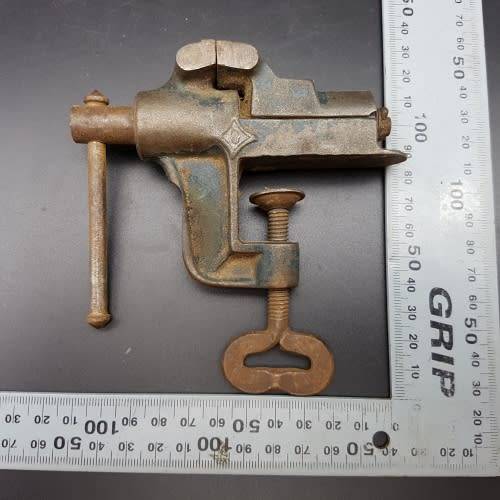 RARE!!! Vintage Cast Iron Mini Vice!!!