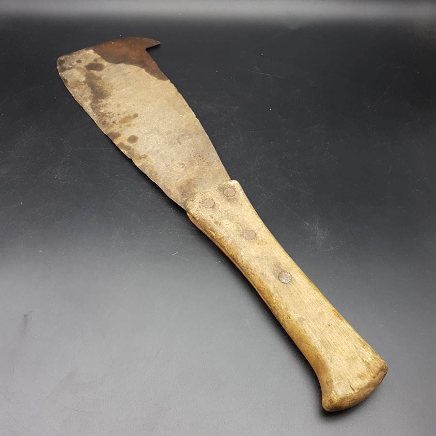 Large Old Metal and Wood Machete!!!