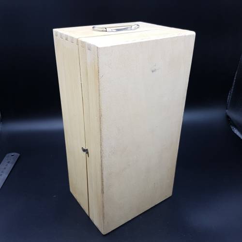 RARE!!! Original Wood Boxed Cast Metal Microscope Set!!!!