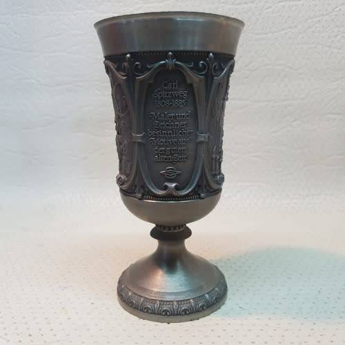 Highly Detailed Pewter Goblet