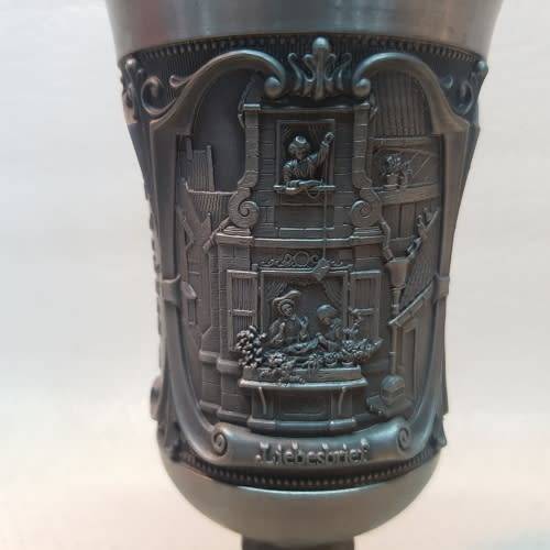 Highly Detailed Pewter Goblet