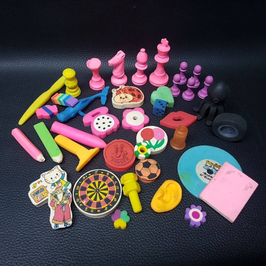 RARE!!! Original 1980s Erasers Collection 3 (Bid Far All)