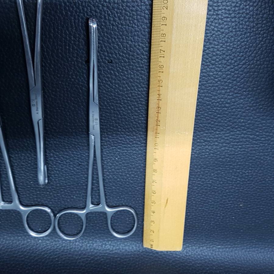 Large Selection of Stainless Steel Medical Clamps and Pinches (Bid for all)
