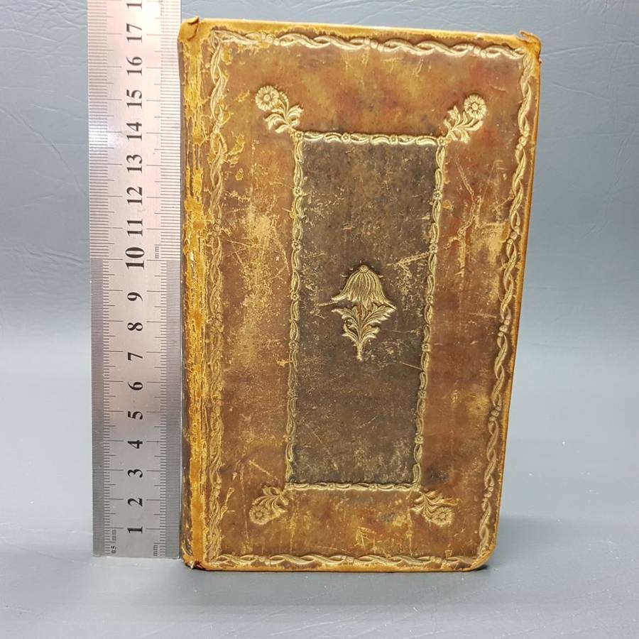 RARE!!! 1870 Leather Bound Antique "Het Boek Der Psalmen Nevens de Gezangen"