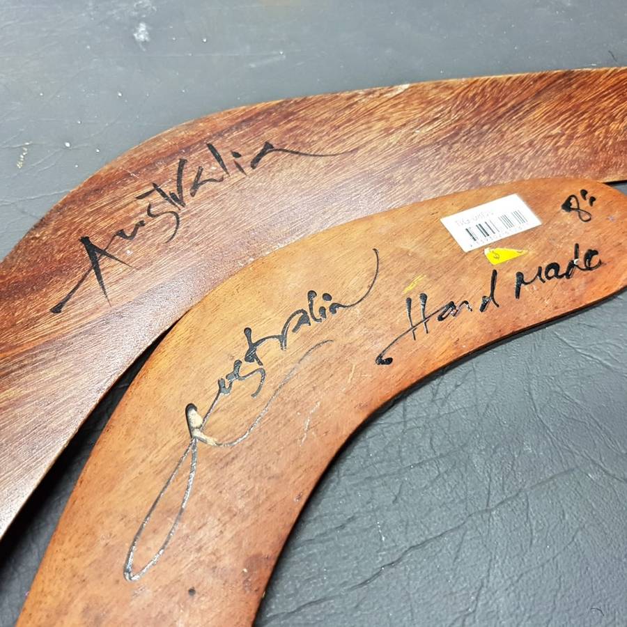 Original Hand Crafted Australian Boomerangs!!! (Bid for Both)