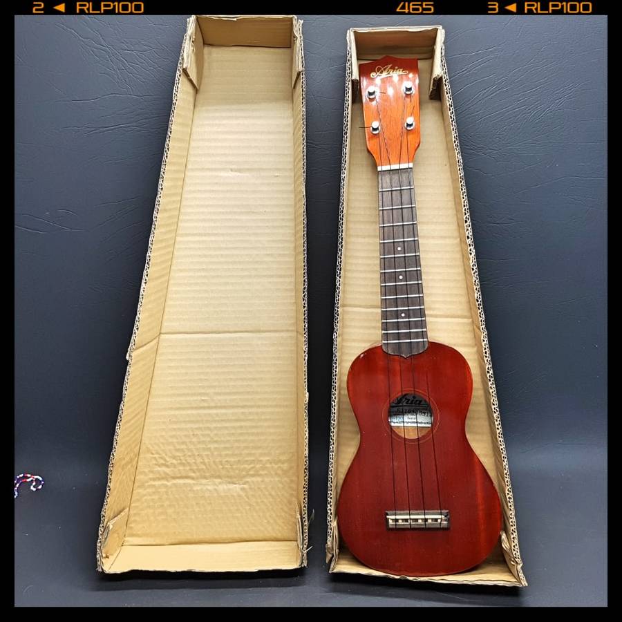 Boxed Original Aria Wood Ukulele (Fantastic Condition)