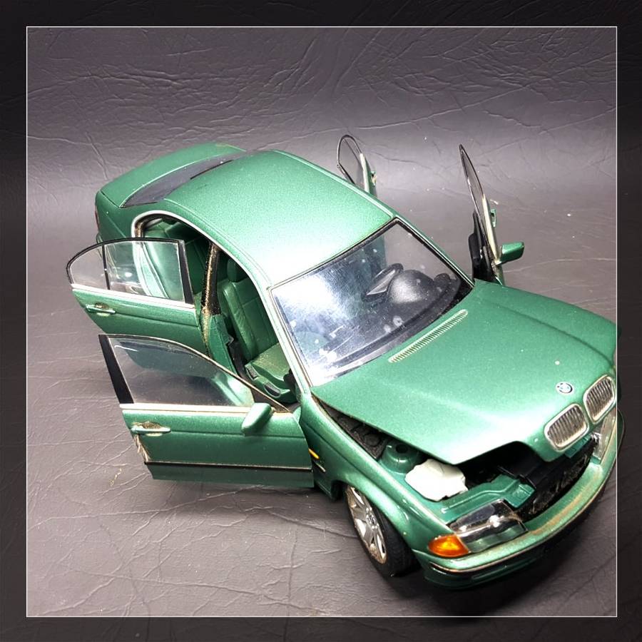 Large Original Die Cast Metal UT Models BMW 3 Series Scale 1:18