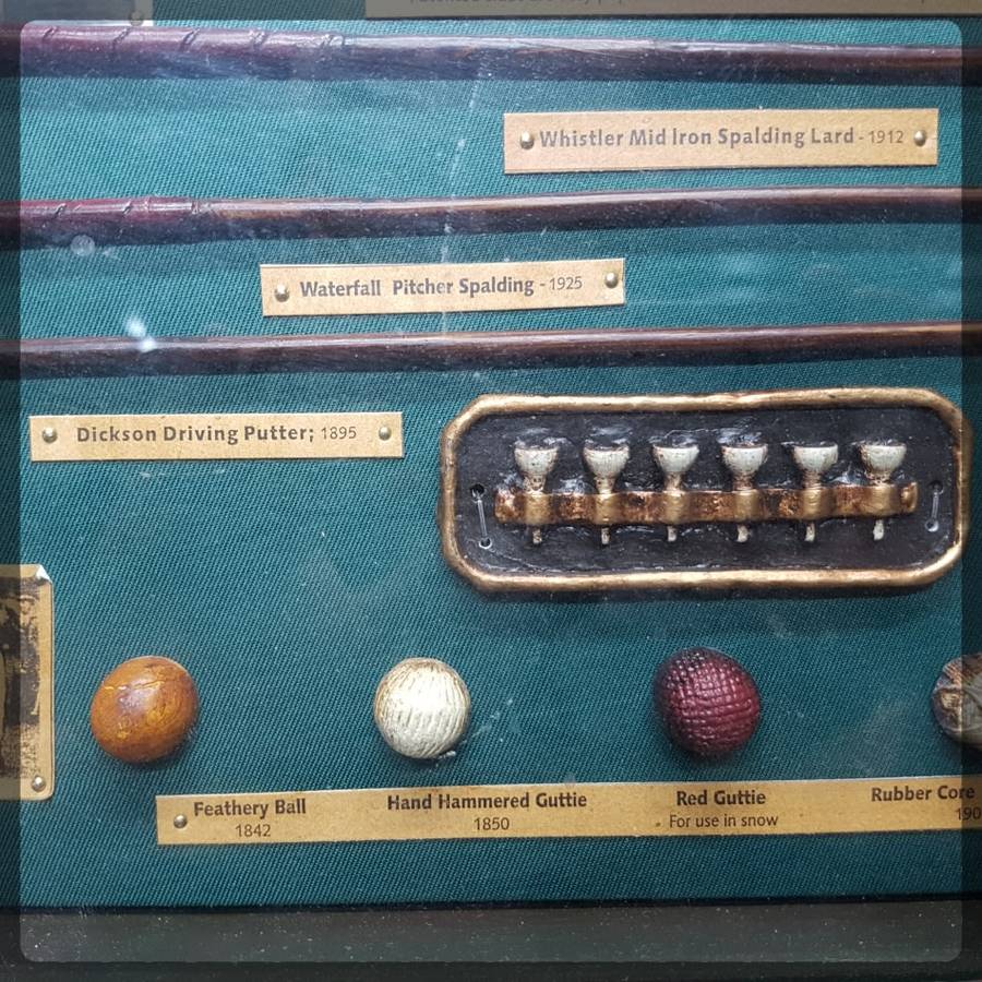 RARE!!! Vintage Wood and Glass Framed History of Golf!!!