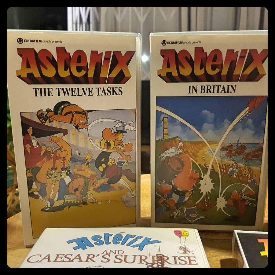 Original Vintage Asterix VHS Collection (Bid For All)