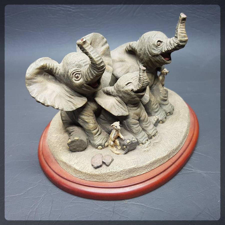 RARE!!! Original Jackie Noakes "Safari Snaps, Snap 4" Savannah Wild Life Collection Statue!!!