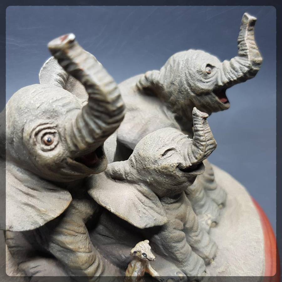 RARE!!! Original Jackie Noakes "Safari Snaps, Snap 4" Savannah Wild Life Collection Statue!!!