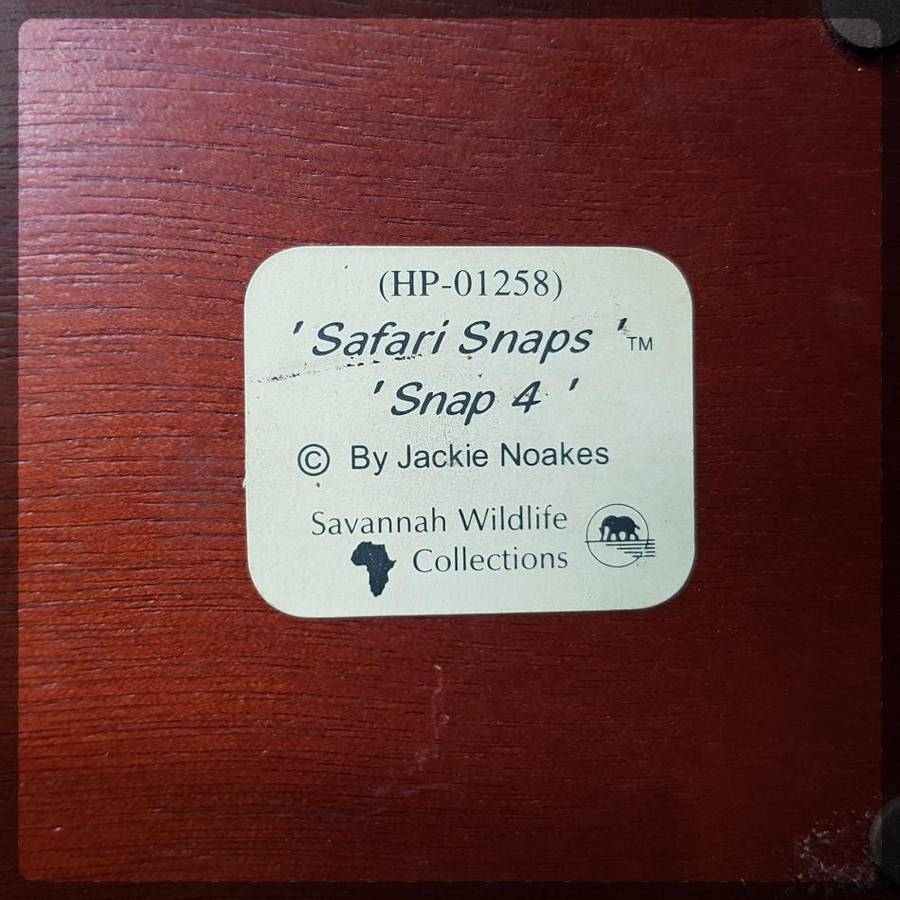 RARE!!! Original Jackie Noakes "Safari Snaps, Snap 4" Savannah Wild Life Collection Statue!!!