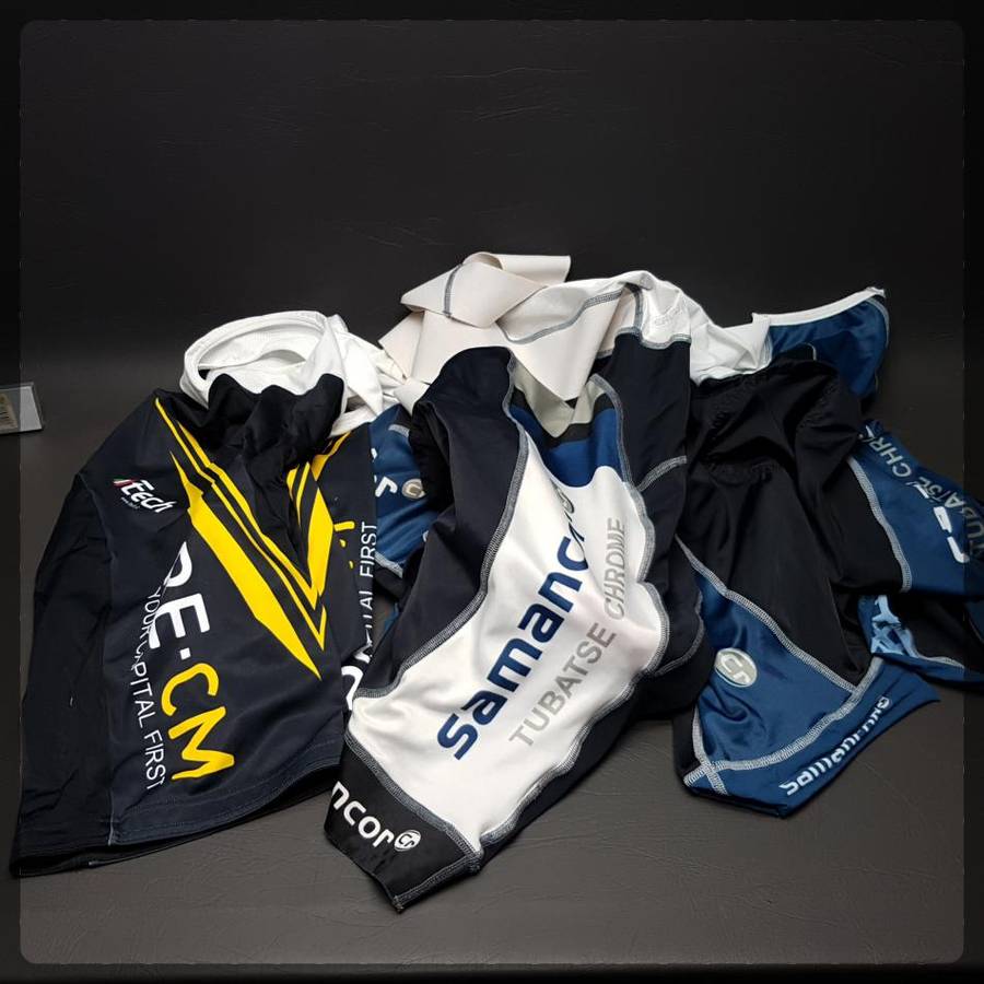 Original Padded Cycling BIB SHORTS, very good condition  (Three Medium's and one XL) Bid for all!!!