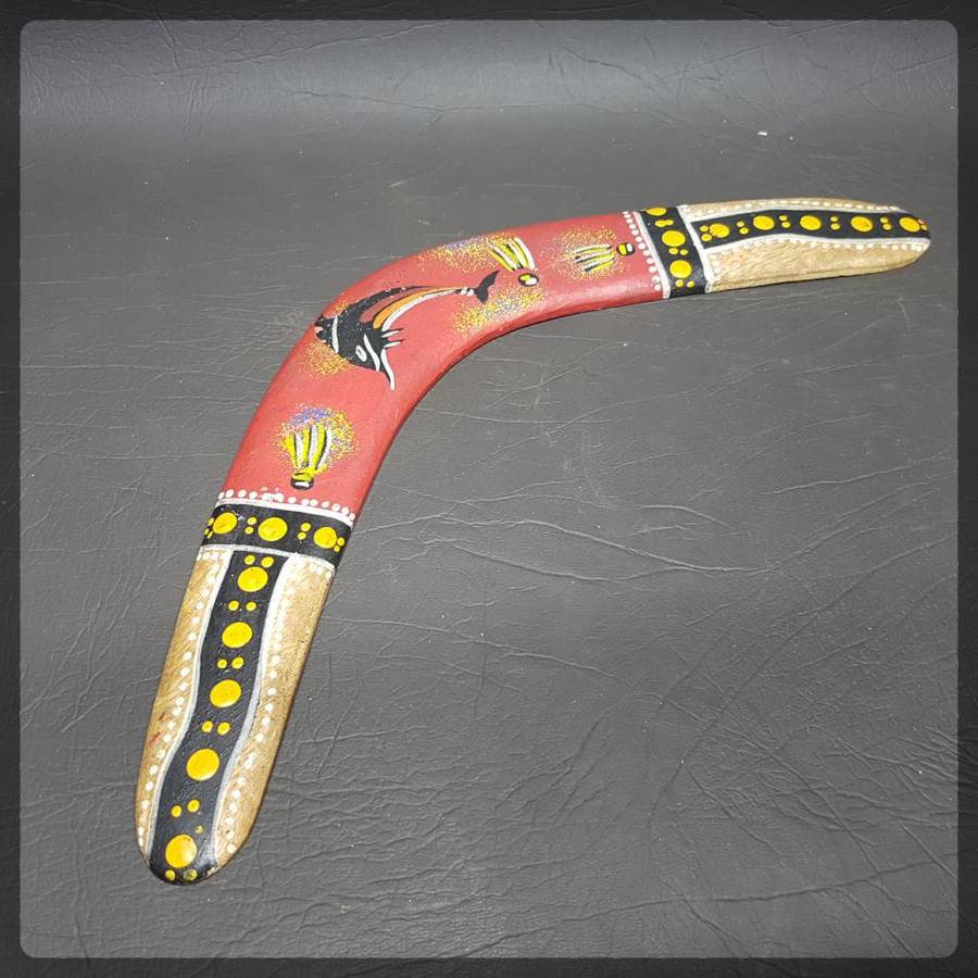 Original Hand Crafted Hand Painted Australian Boomerang!!!