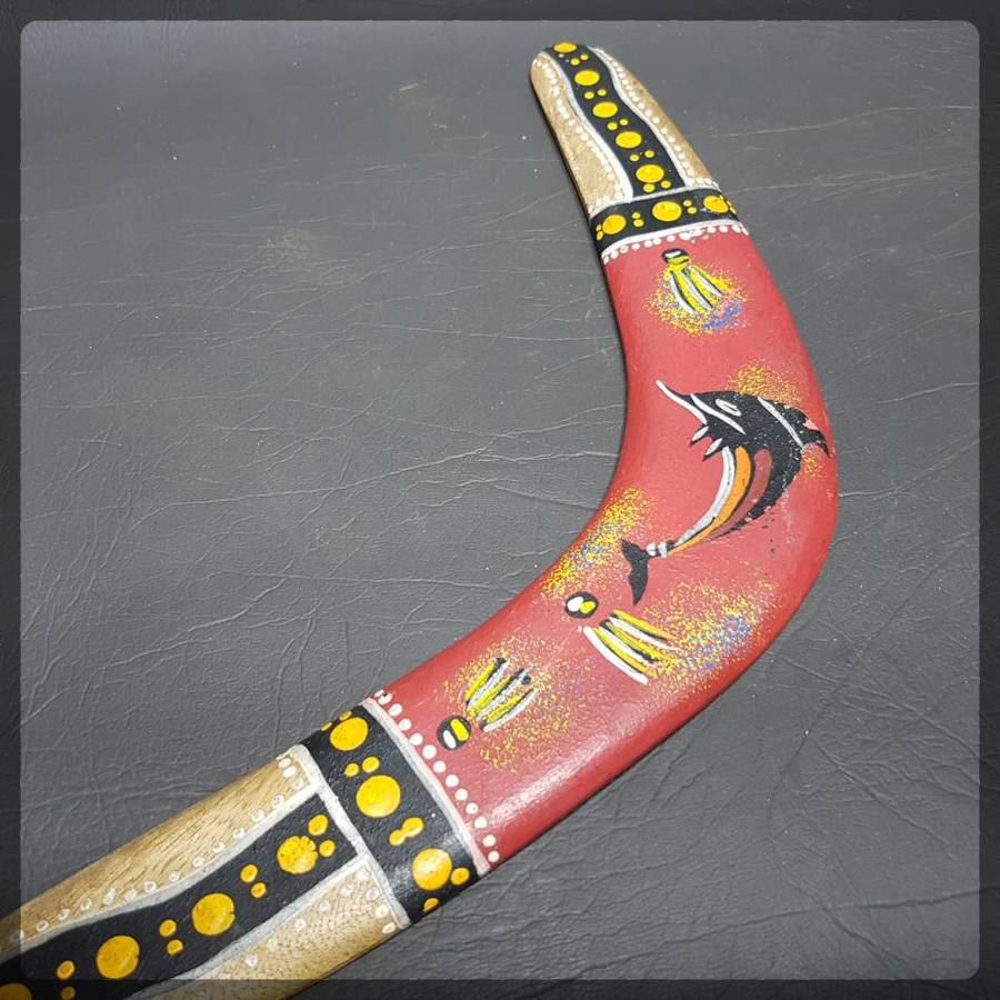 Original Hand Crafted Hand Painted Australian Boomerang!!!