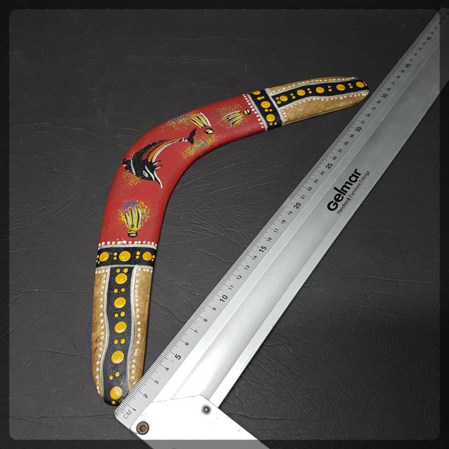 Original Hand Crafted Hand Painted Australian Boomerang!!!