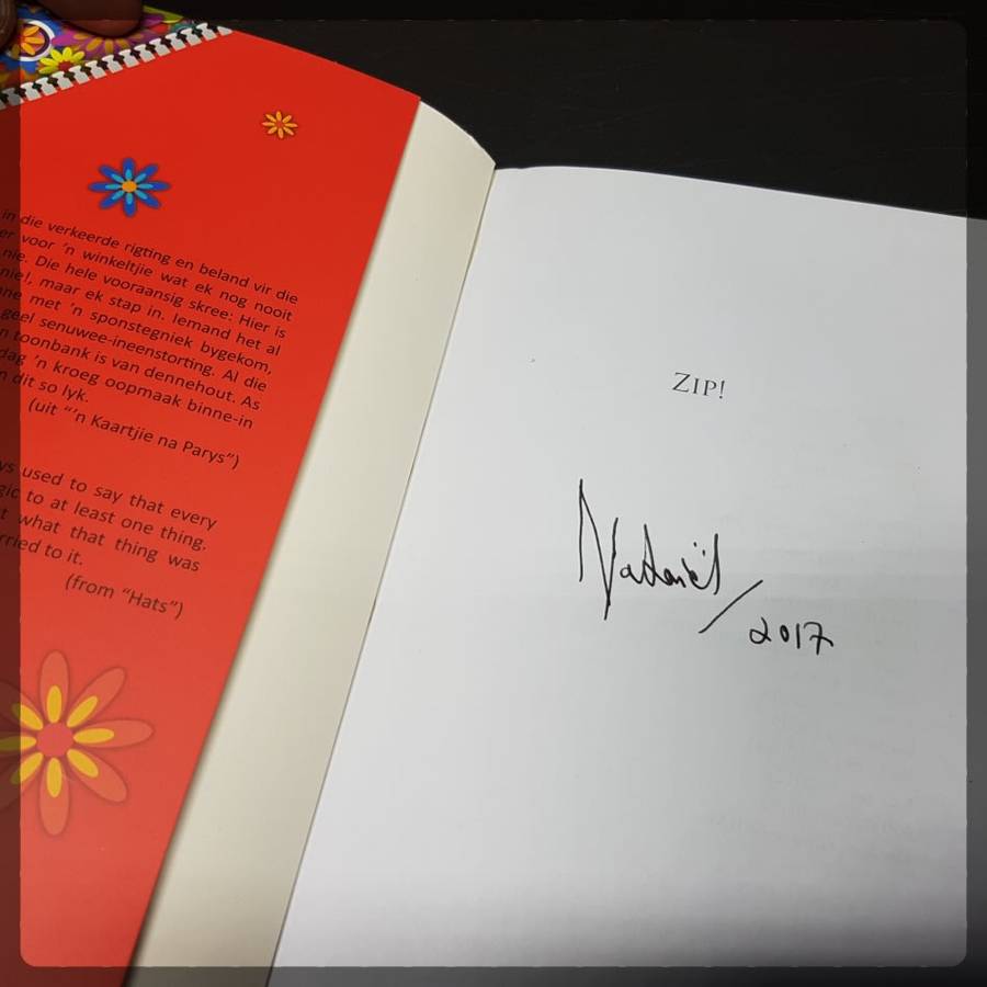 RARE!!! Autographed 1st Edition "ZIP" by Nataniel!!!