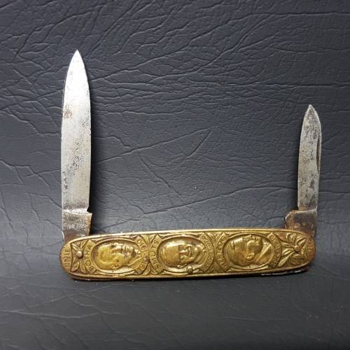 RARE!!! Original Brass Union Pocket Knife!!!