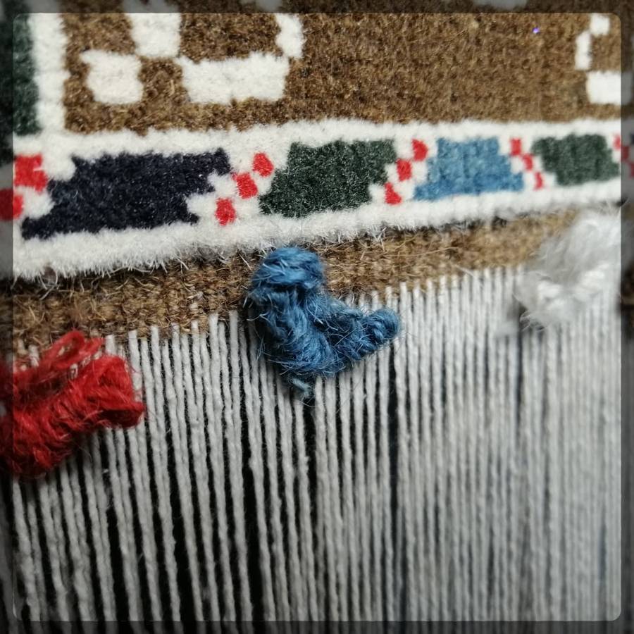 RARE!!! Authentic Vintage Middle Eastern Mini Carpet Weaving Loom and Tools!!!