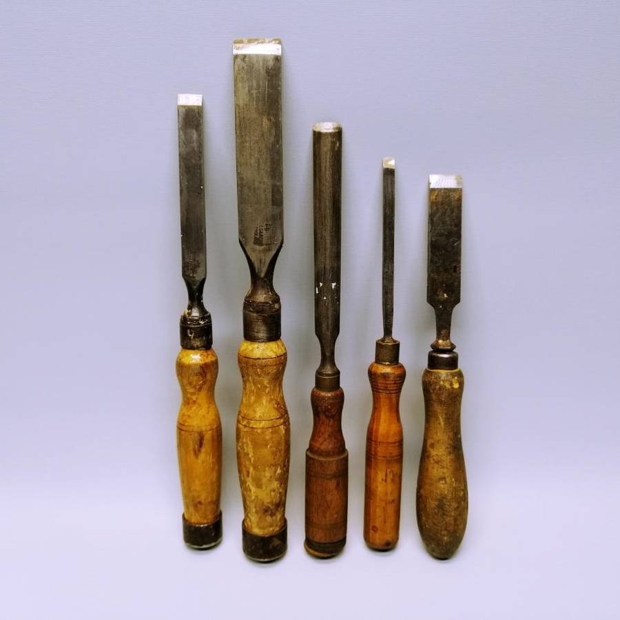Original Vintage English and Swiss Woodworking Chisels!!!