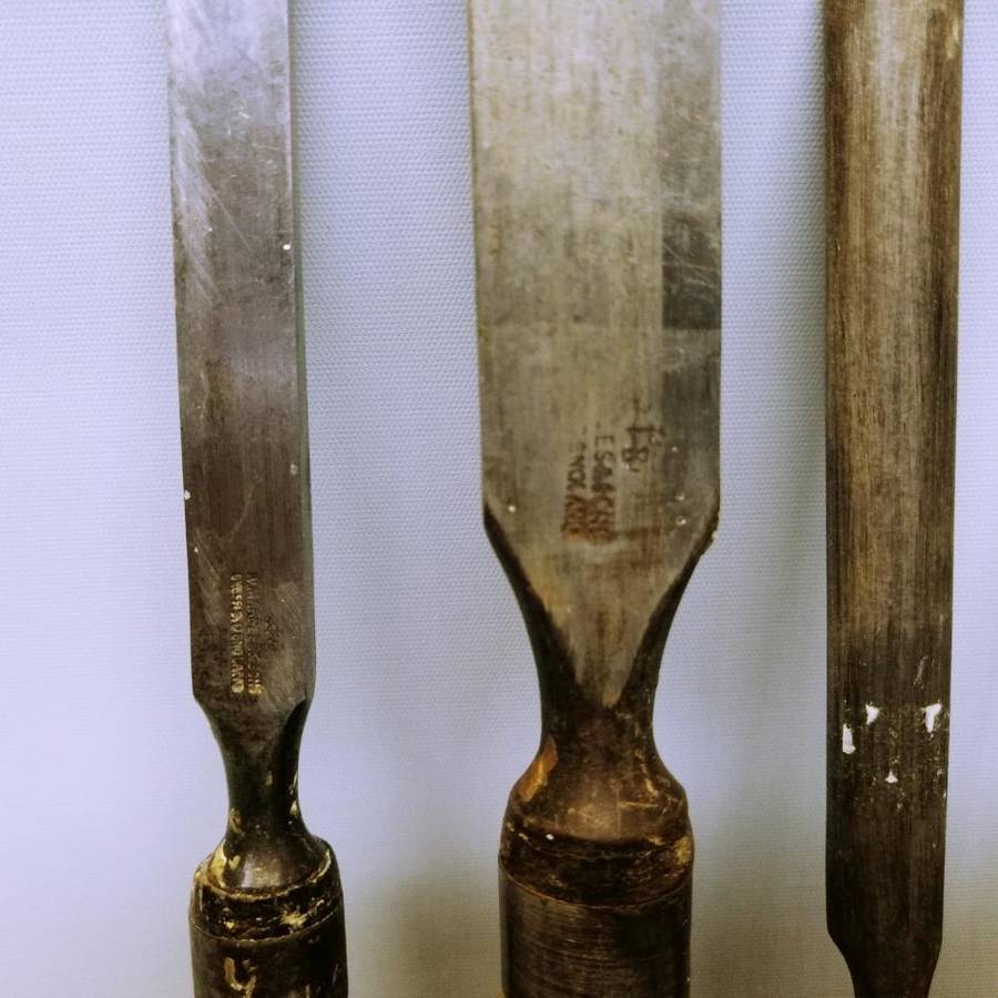 Original Vintage English and Swiss Woodworking Chisels!!!