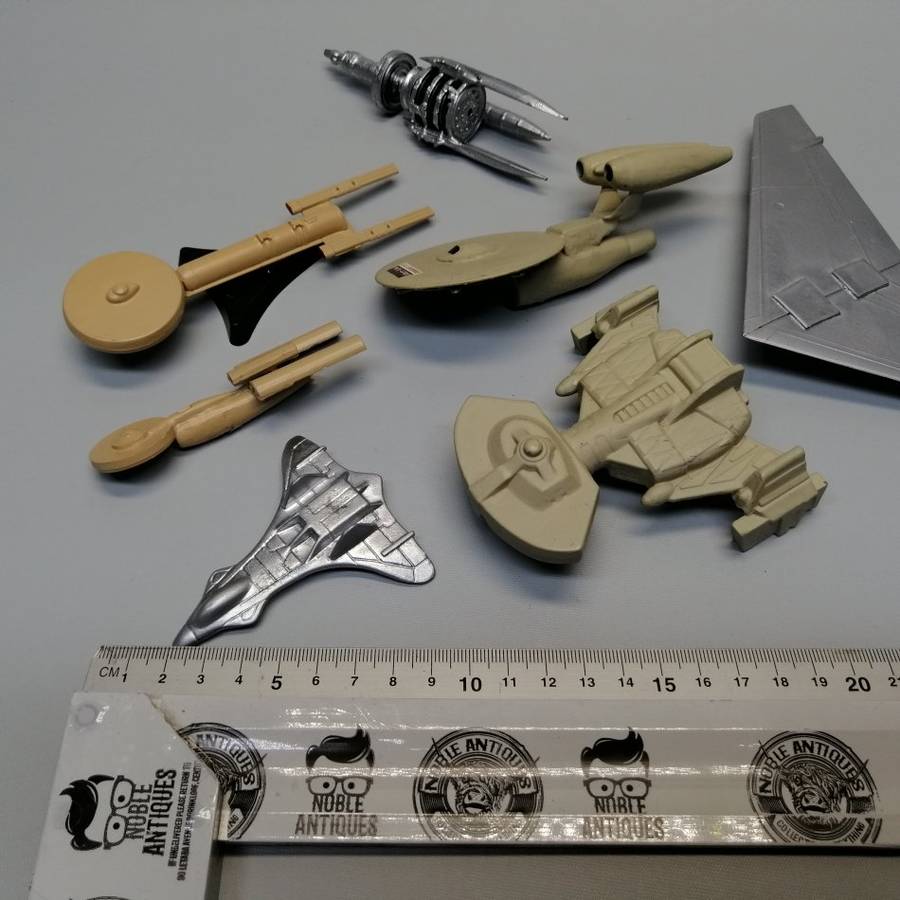 Vintage Star Trek Space Crafts  - Maker Unknown
