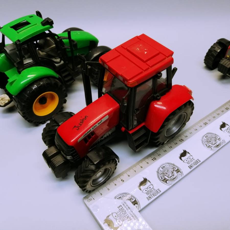 THREE Highly Detailed Hard Plastic Friction Toy Tractors!!! (Bid for all Three)