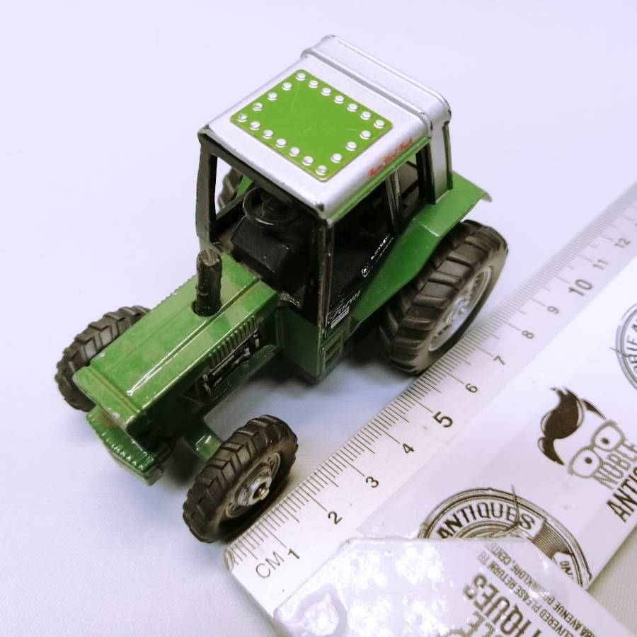 Highly Detailed Die cast Metal Green Friction Toy Tractor!!!
