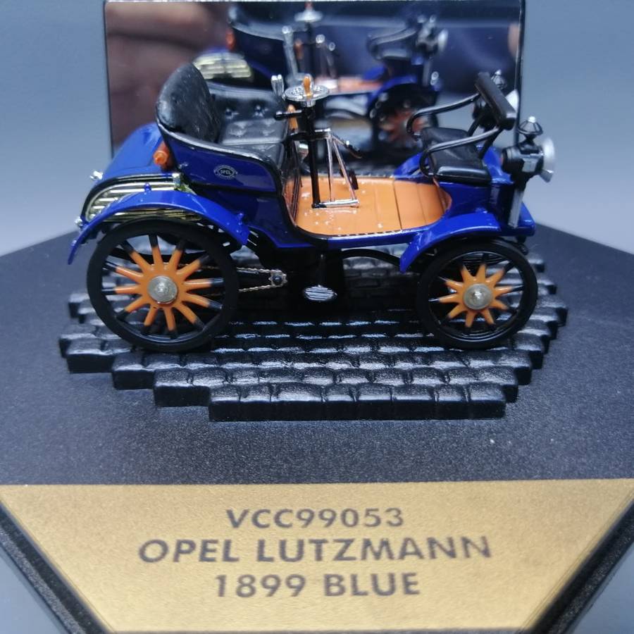 Highly Detailed  Vitesse Die Cast Metal 1899 Blue Opel Lutzmann!!!