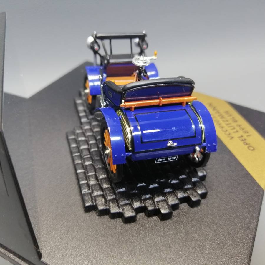Highly Detailed  Vitesse Die Cast Metal 1899 Blue Opel Lutzmann!!!