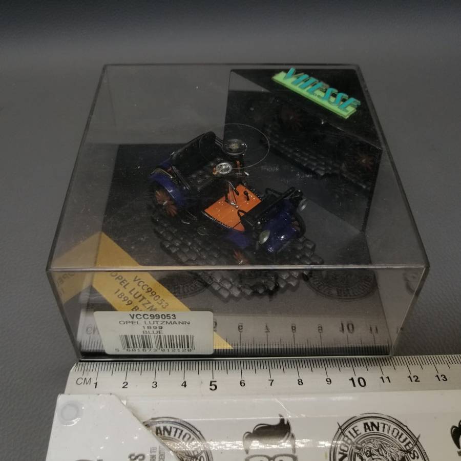 Highly Detailed  Vitesse Die Cast Metal 1899 Blue Opel Lutzmann!!!