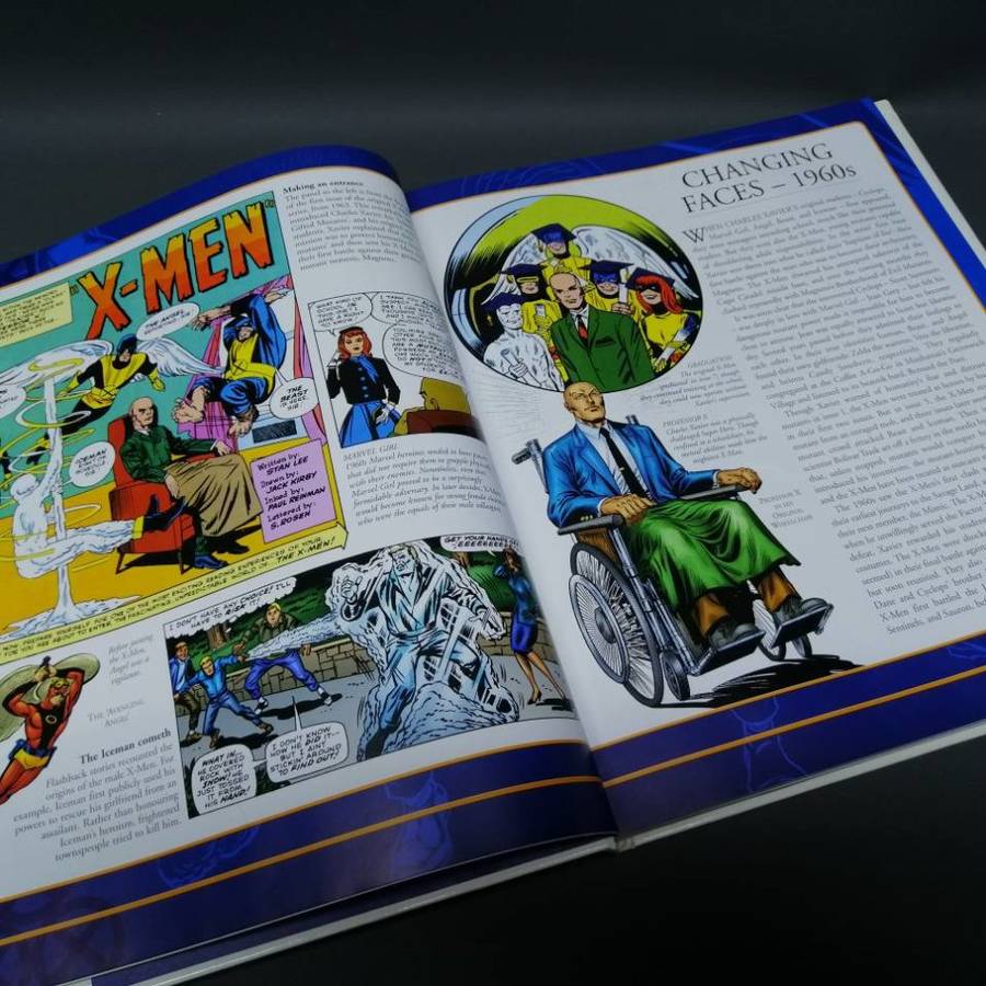 Original MARVEL X Men The Ultimate Guide Hard Cover Book!!