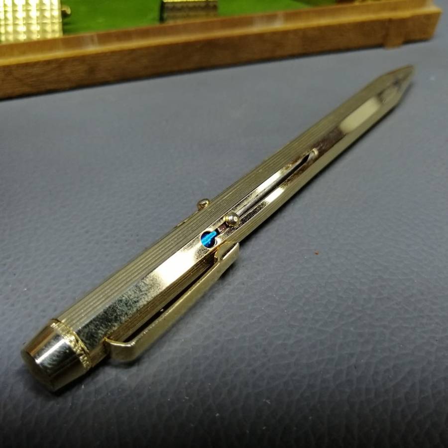 Original Vintage Italian Gold Plated Multi Pen, Cufflinks and Lighter Set!!!