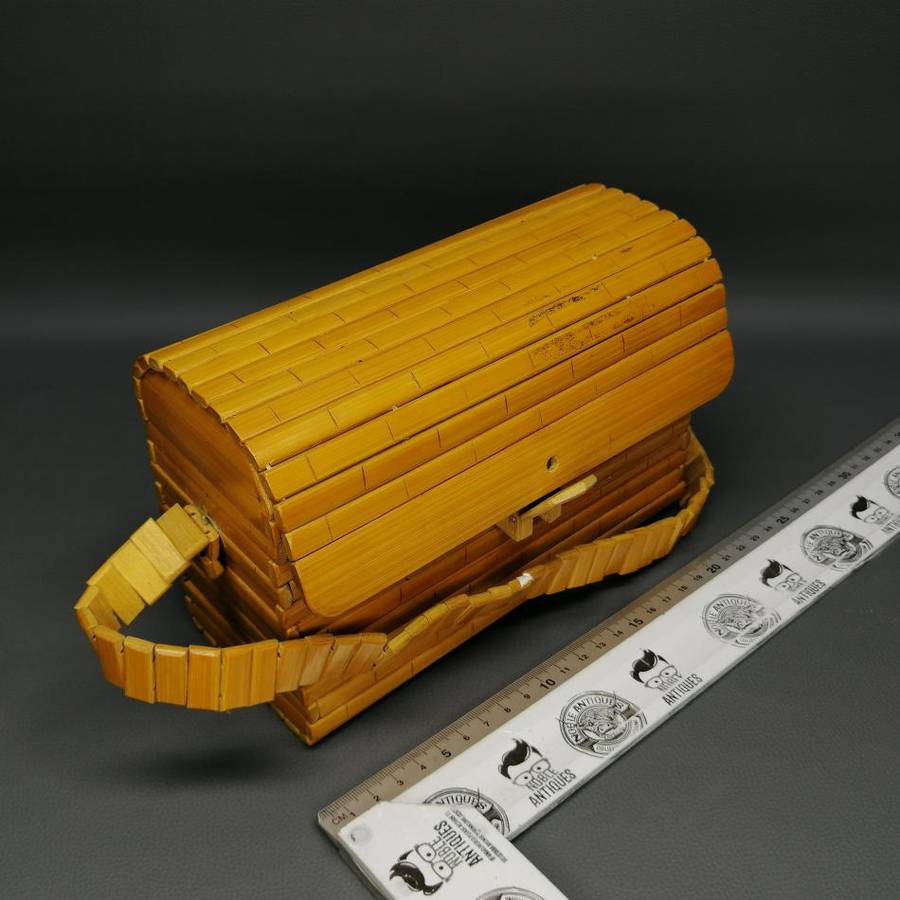 Large Original Hand Crafted Bamboo Hand Bag!!!