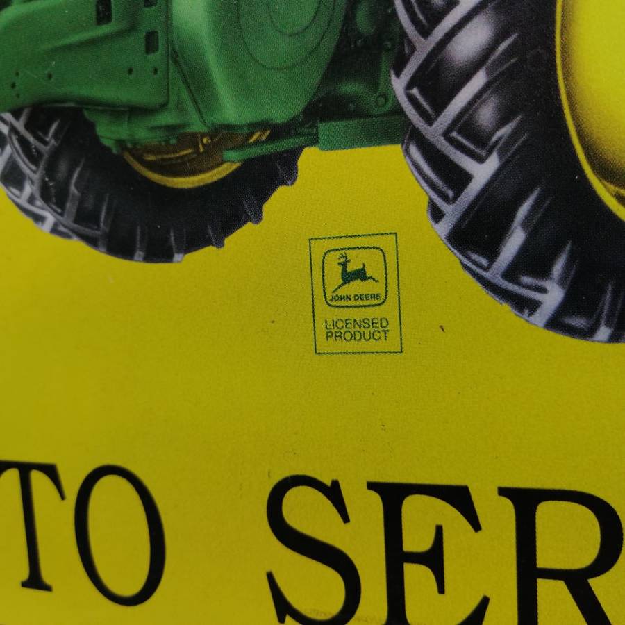 John Deere Metal Licenced Reproduction Sign!!!