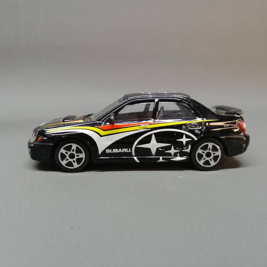 Original Detailed Bburago Subaru Race Car
