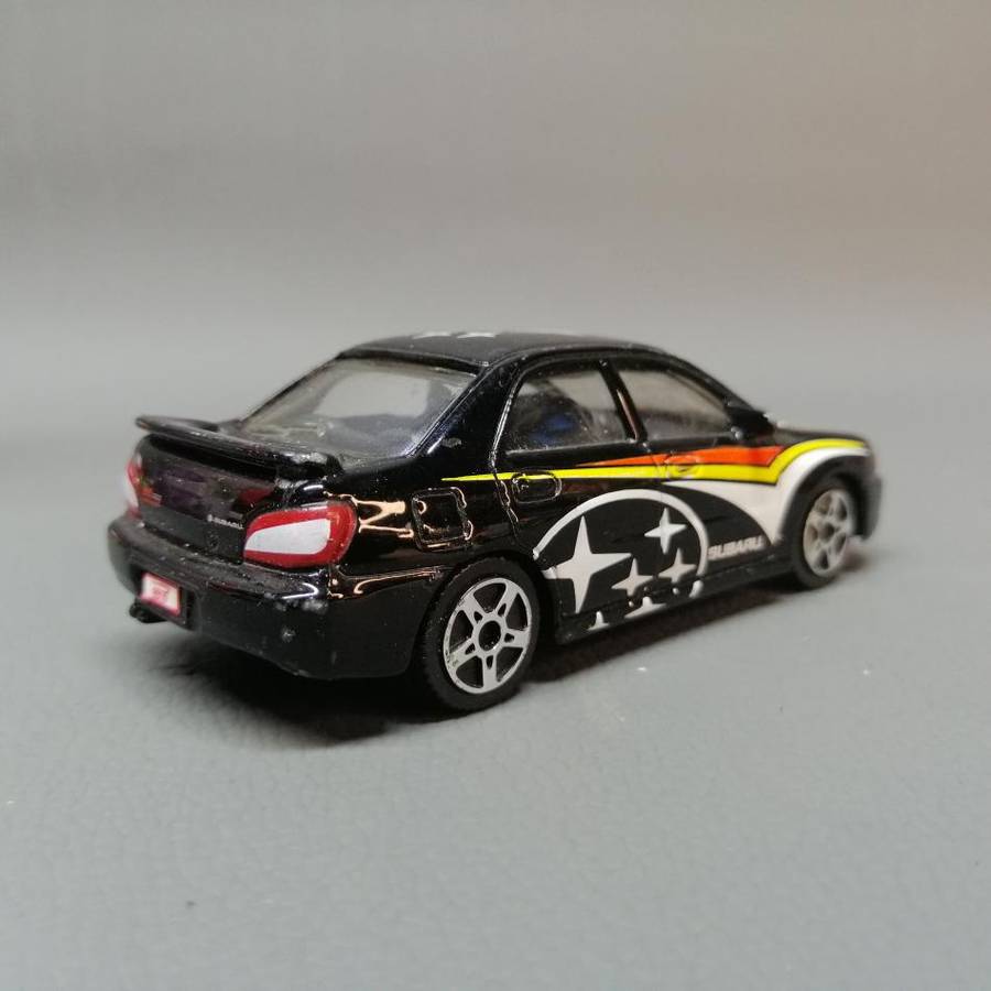 Original Detailed Bburago Subaru Race Car