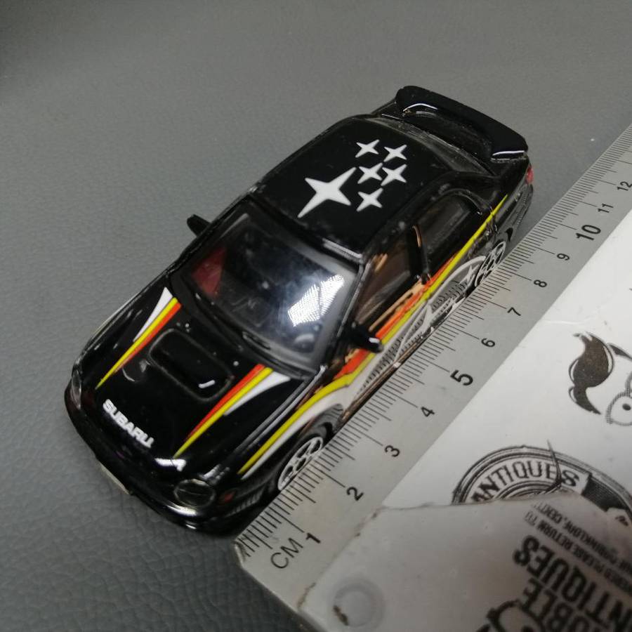Original Detailed Bburago Subaru Race Car