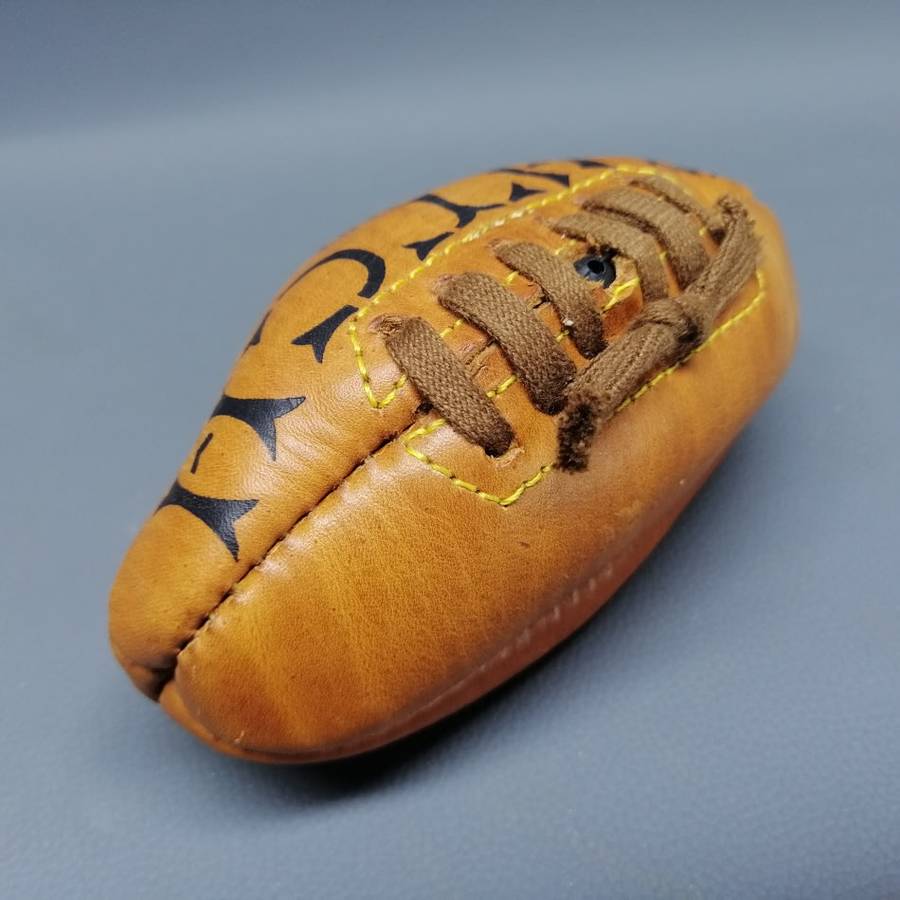 RARE!!! Genuine Leather Gilbert Match Mini Rugby Ball!!!