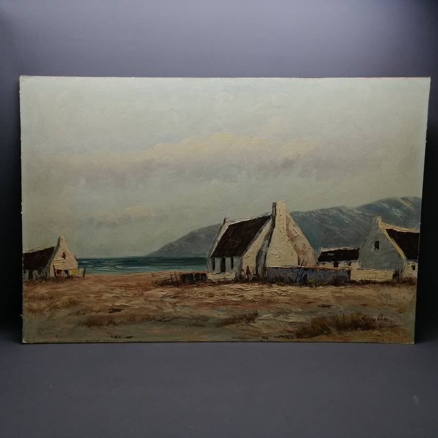 Large Original Oil On Board Landscape By Barry Ross 800 x 600