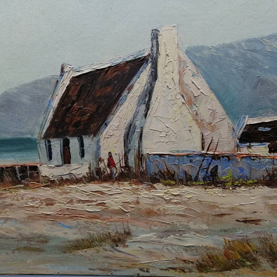 Large Original Oil On Board Landscape By Barry Ross 800 x 600