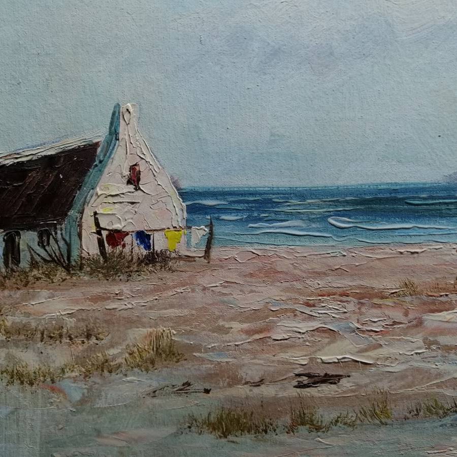 Large Original Oil On Board Landscape By Barry Ross 800 x 600