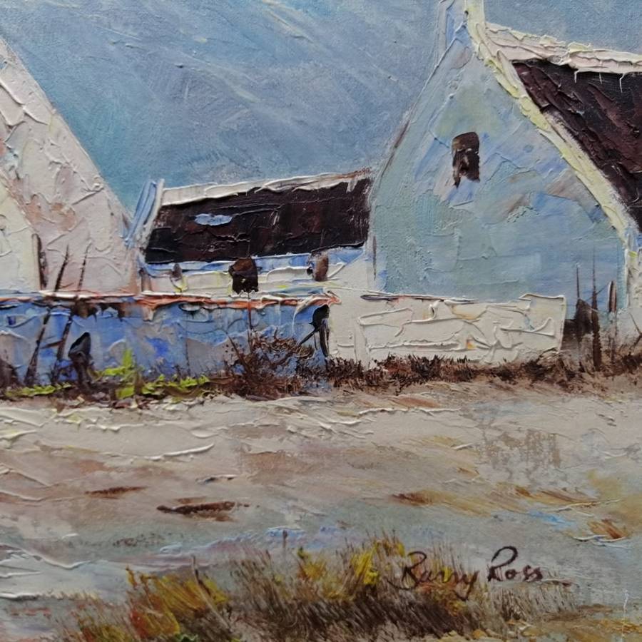 Large Original Oil On Board Landscape By Barry Ross 800 x 600