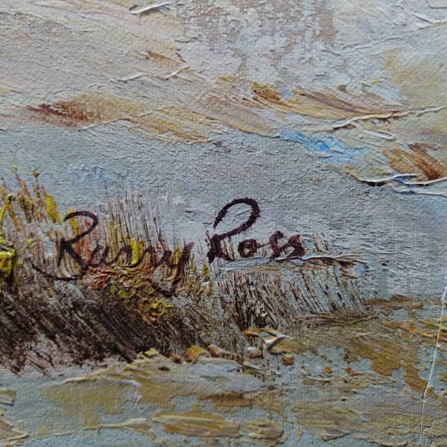 Large Original Oil On Board Landscape By Barry Ross 800 x 600