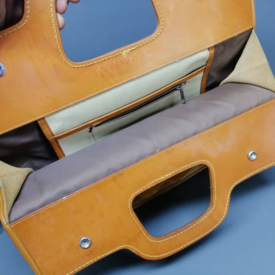 Original Genuine Ostrich and Leather Ladies Handbag!!!