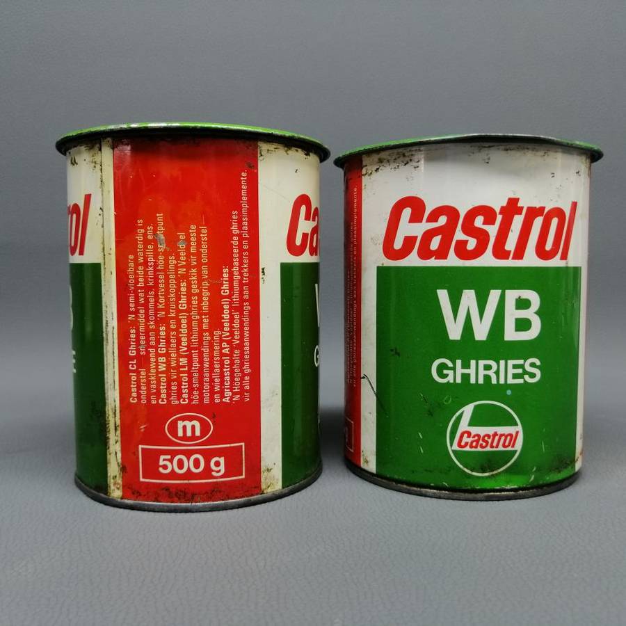 Original Vintage CASTROL Wheel Bearing Grease 500g Tin!!! Bid Per Can!!!