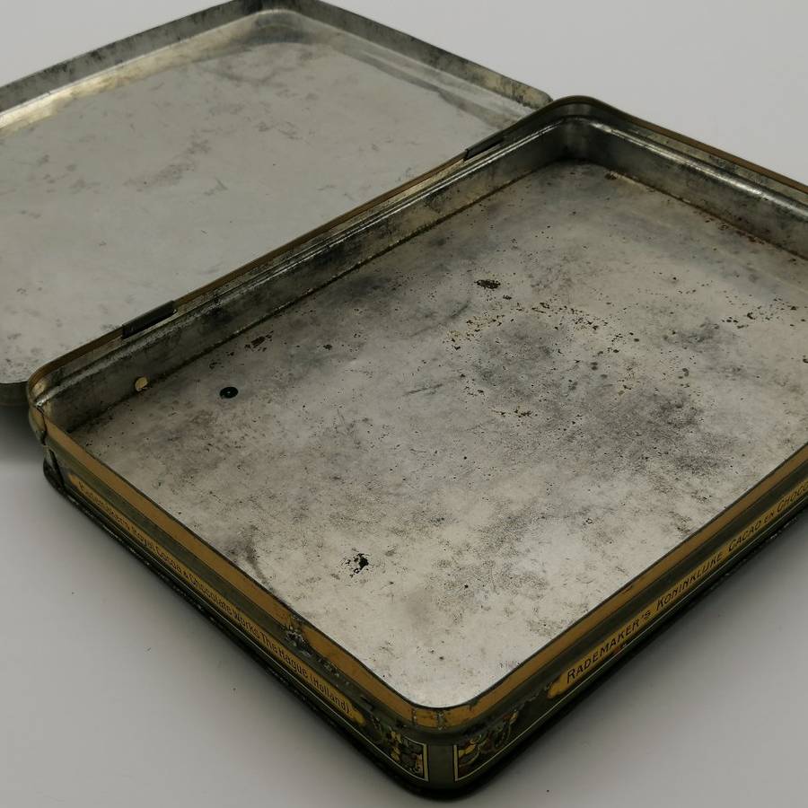 RARE!!! 1940's Dutch Rademaker's Lithographed Chocolate Tin Container!!!
