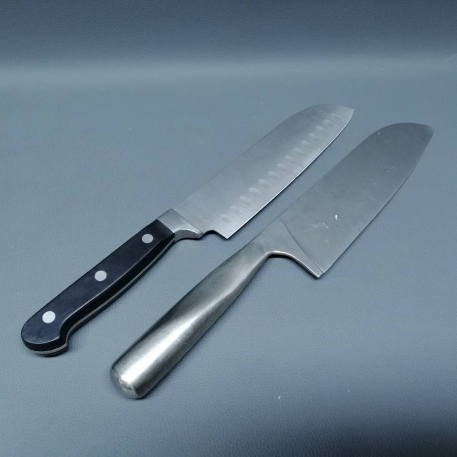 Two High Quality Santoku Chefs Knifes - Bid For Both!!!