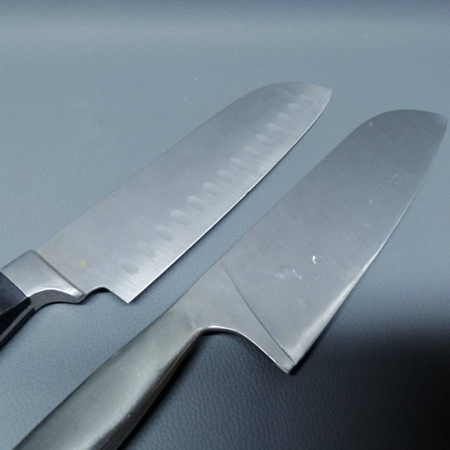 Two High Quality Santoku Chefs Knifes - Bid For Both!!!